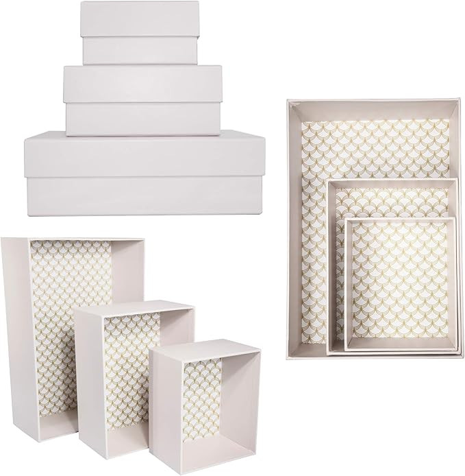 Happibox Hikidashi Box Set of 3 | Dresser Drawer Organizer for Clothes | Decorative Storage Box w... | Amazon (US)