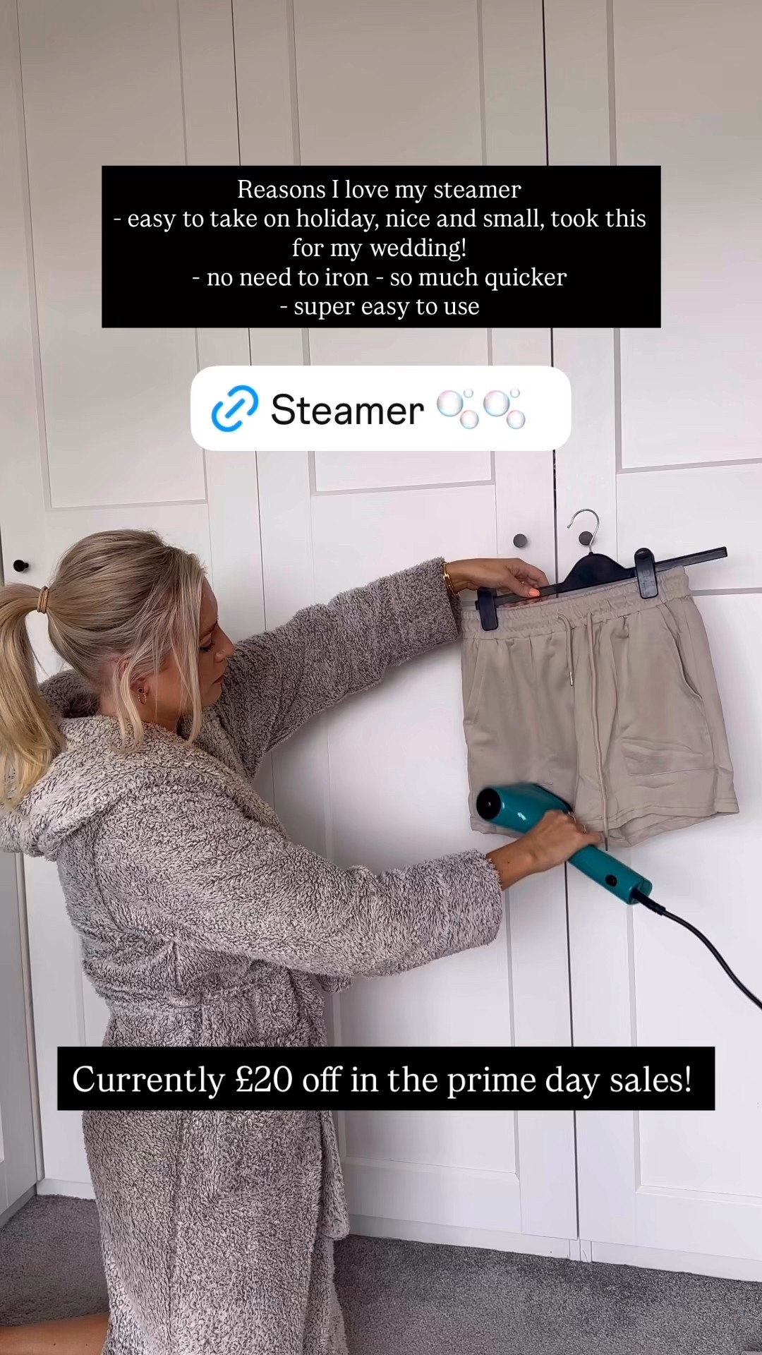 My steamer is currently £20 off in the Amazon prime day sales! @amazonuk #primeday #amazon 

ad 

#LTKuk #LTKxAmazon