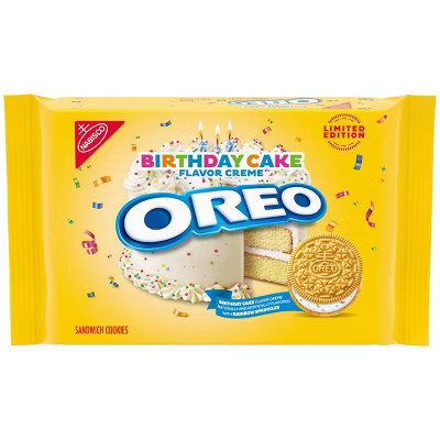 Oreo Golden Birthday Cake Cookies - 10.68oz | Target