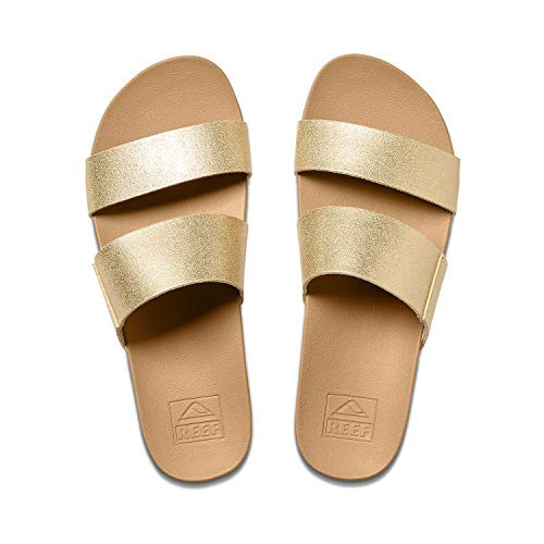 Reef Flip Flop Slide Sandal, Tan/Champagne, 3.5 UK | Amazon (US)