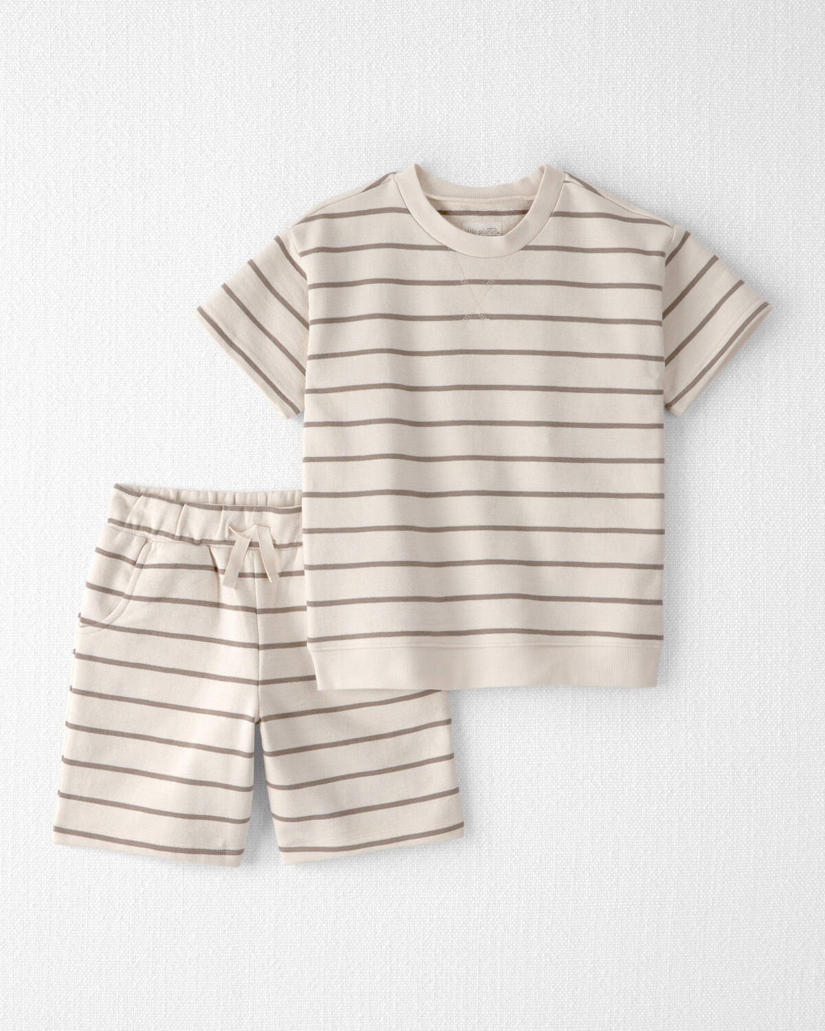 Kids 2-Piece Organic Cotton Top & Short Set in Stripes | Carter's Inc
