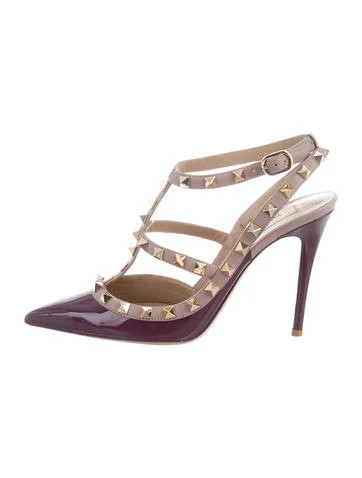 Valentino Rockstud Pointed-Toe Pumps | The Real Real, Inc.