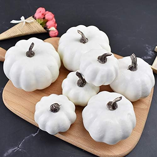 12 Pack Halloween Artificial Lifelike Pumpkin Fall Harvest Pumpkins for Home Garden, Fall Harvest De | Amazon (US)