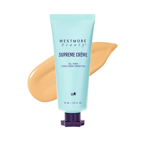 Westmore Beauty Supreme Creme All-Over Complexion Perfector – Long-Lasting CC Cream Foundation - Waterproof & Transfer-Resistant Skin Tint - 3.3 Oz (Light) | Amazon (US)