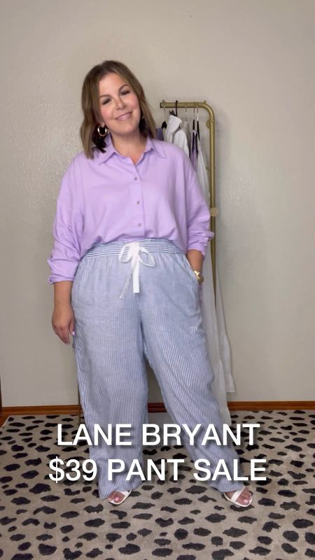 Plus size pants are on sale for $39 at Lane Bryant today! Their linen pants are some of my all-time favorites. They’re perfect to dress up for summer work outfits or dress down for casual looks. Wearing the size 20 here. Top is 18/20. 

#LTKplussize #LTKworkwear #LTKsalealert