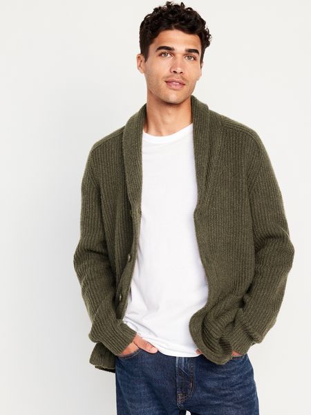 SoSoft Shawl-Collar Cardigan Sweater for Men | Old Navy (US)