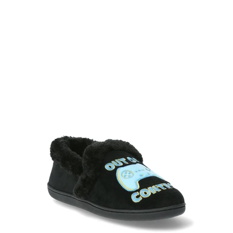 Wonder Nation Boys' Gamer Plush Slippers | Walmart (US)