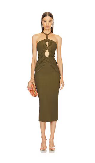 Avery Knit Dress in Serpent | Revolve Clothing (Global)