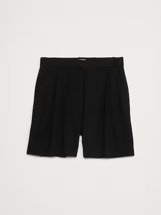 Soho High-Rise Linen Short | Banana Republic (US)