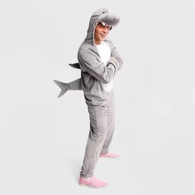 Adult Plush Gray Shark Halloween Costume - Hyde & EEK! Boutique™ | Target