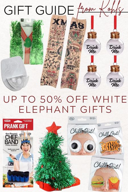 white elephant - funny christmas gifts - gag gifts - holiday party gifts - christmas pranks - funny presents - gift guide - silly gifts 

#LTKHoliday #LTKGiftGuide #LTKSeasonal
