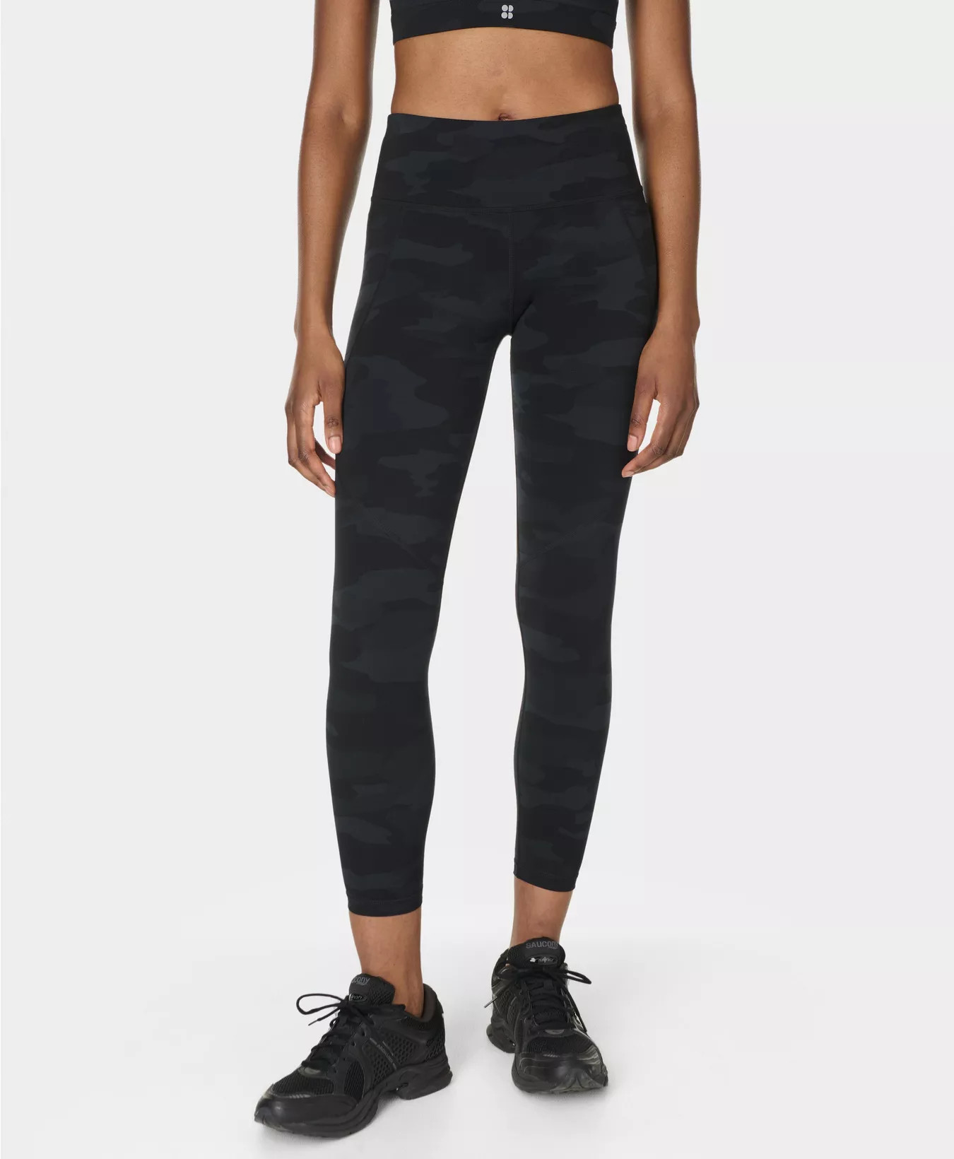 Power 7/8 Gym Leggings - Navy Blue | Women's Leggings | Sweaty Betty | Sweaty Betty UK