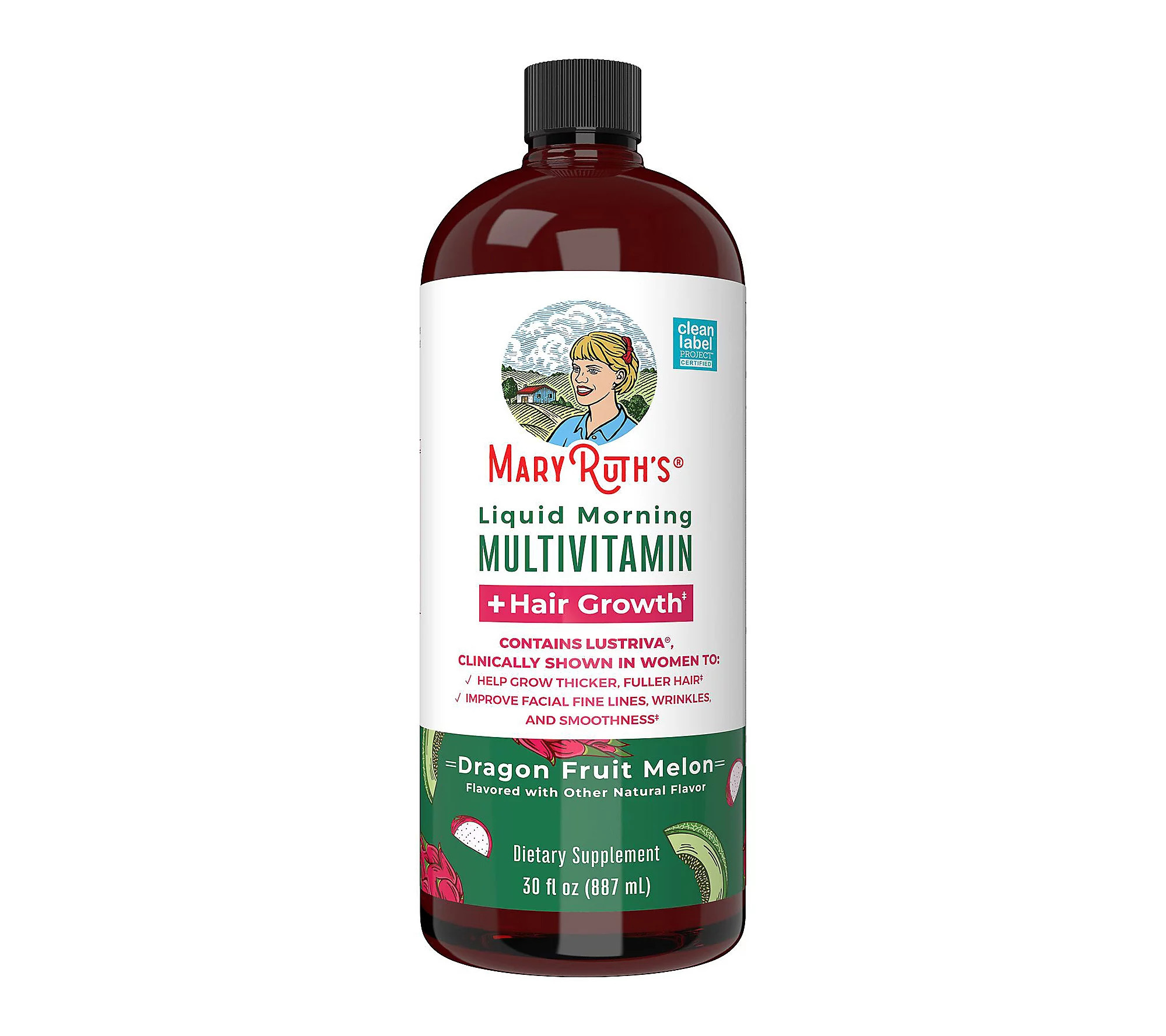 MaryRuth's Liquid Morning Multivitamin 30oz Dragonfruit | QVC