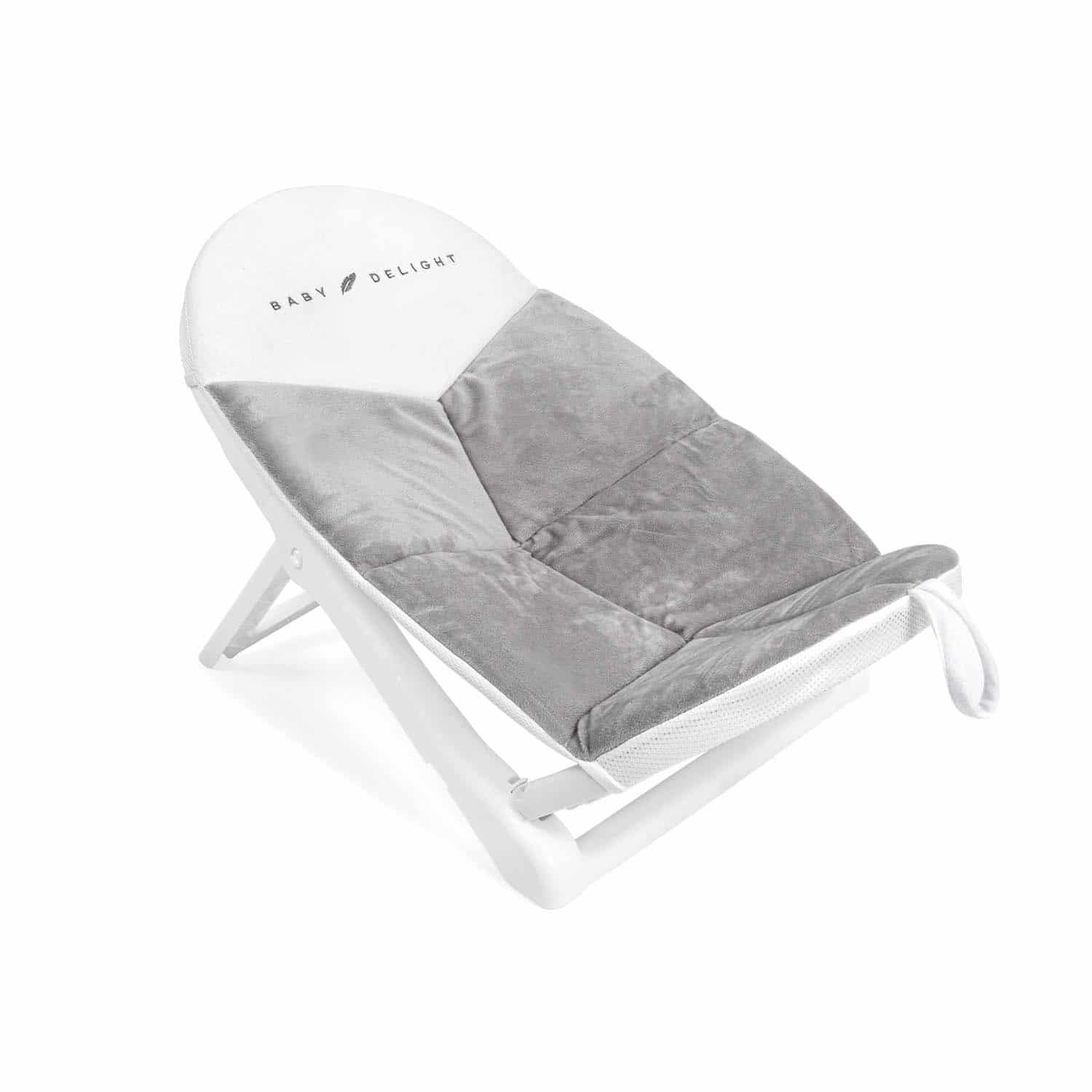 Cushy Nest Cloud Premium Infant Bather - Grey-White | Baby Delight