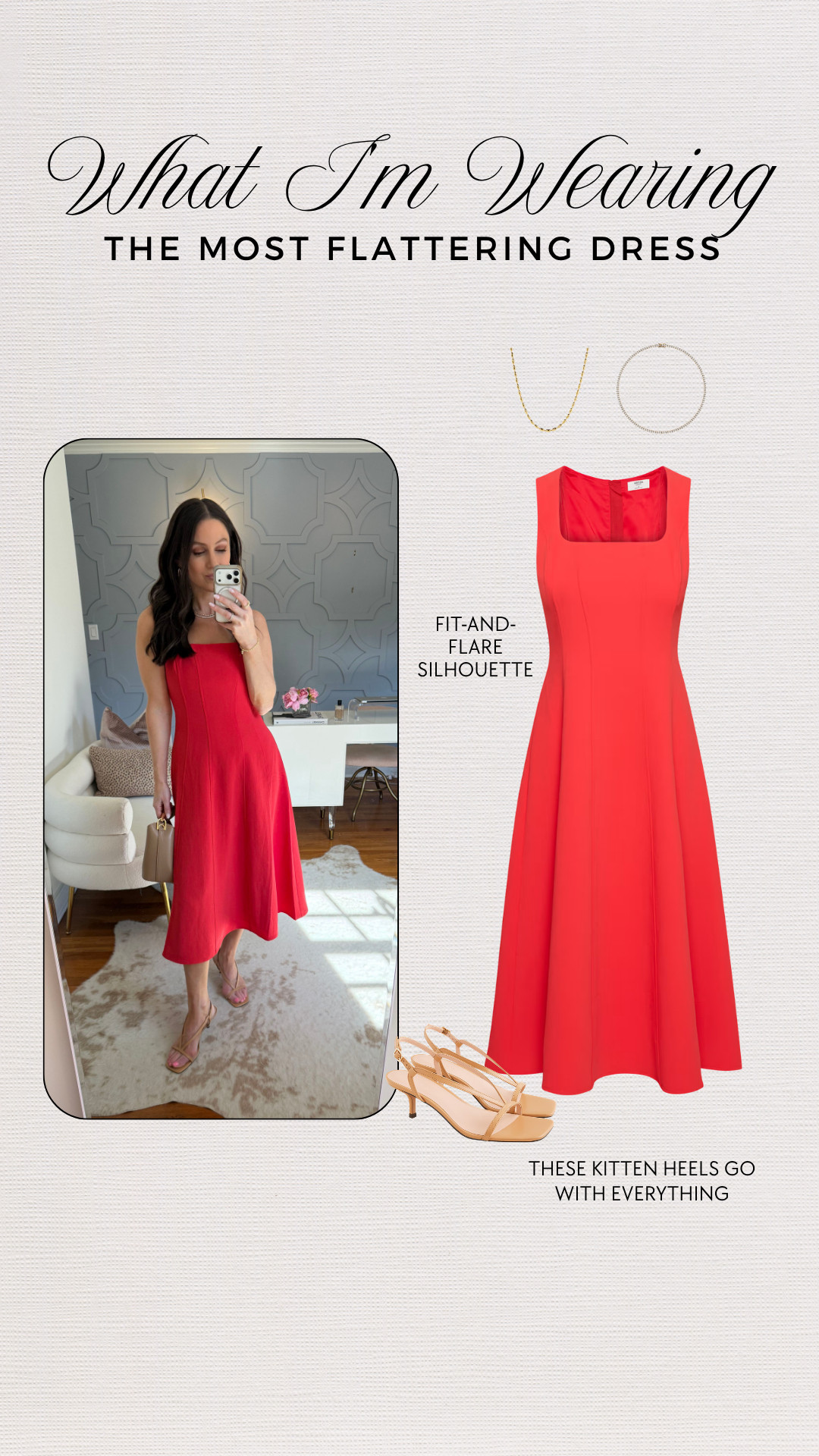 The dress everyone is going to ask you about. So flattering! And on sale!

Summer Elevated Casual Outfit • Aritzia Style • Stylist Favorite

#LTKgrwm #LTKootd #LTKOver40