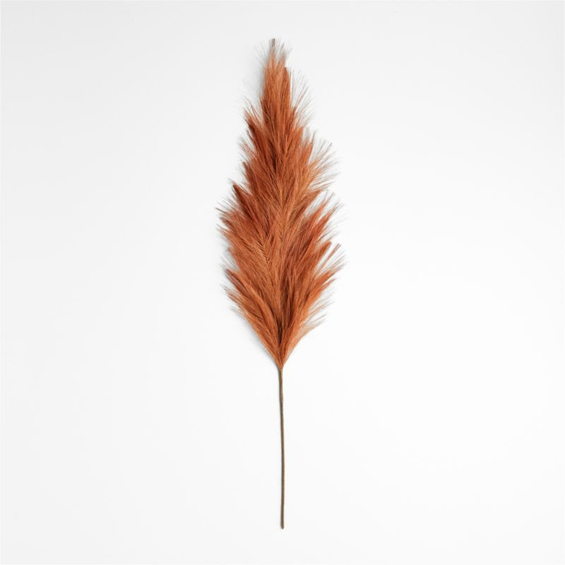 Rust Faux Pampas Grass + Reviews | Crate & Barrel | Crate & Barrel