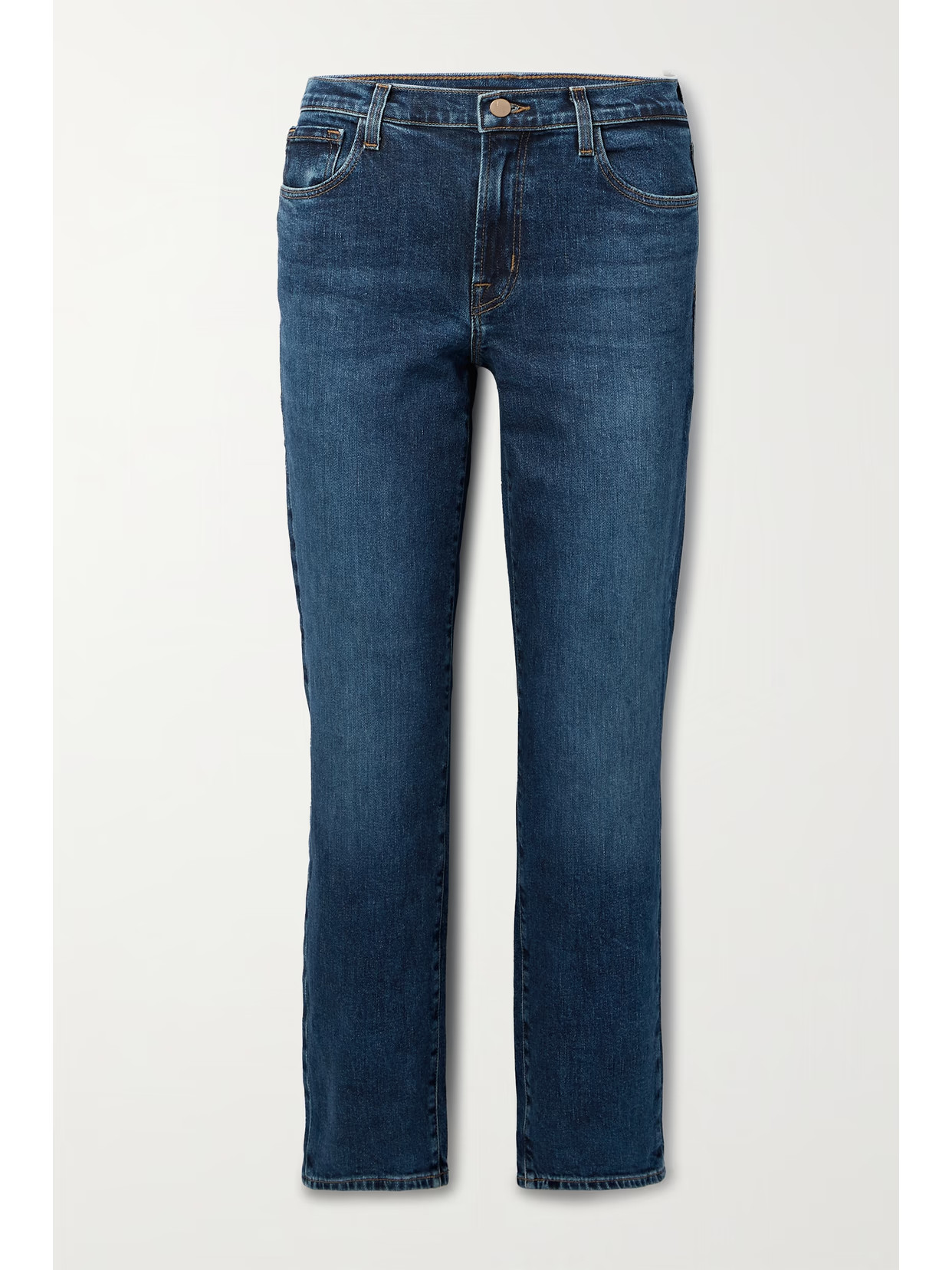 J Brand - Adele Mid-rise Straight-leg Jeans - Blue | NET-A-PORTER (US)