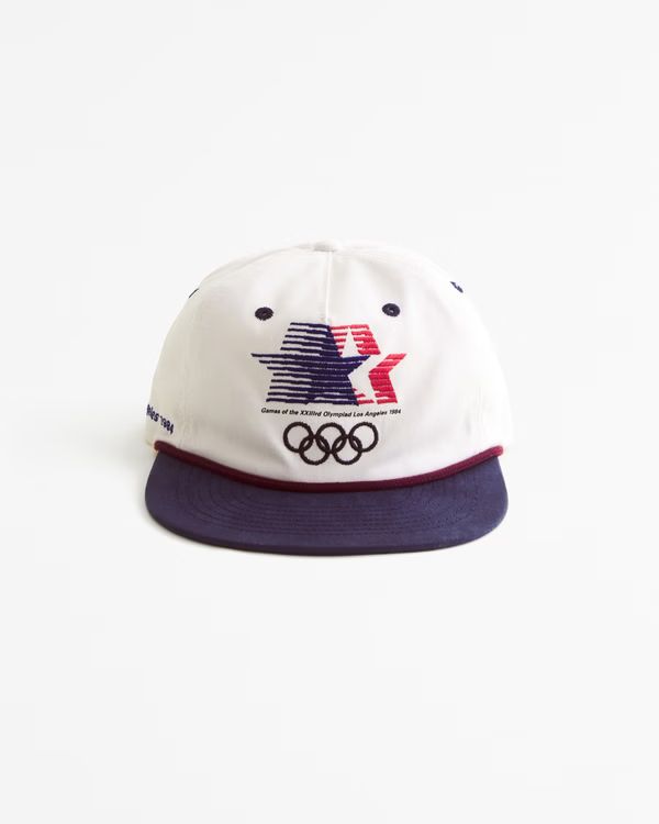 Men's Olympics Graphic Flat Bill Hat | Men's Accessories | Abercrombie.com | Abercrombie & Fitch (US)