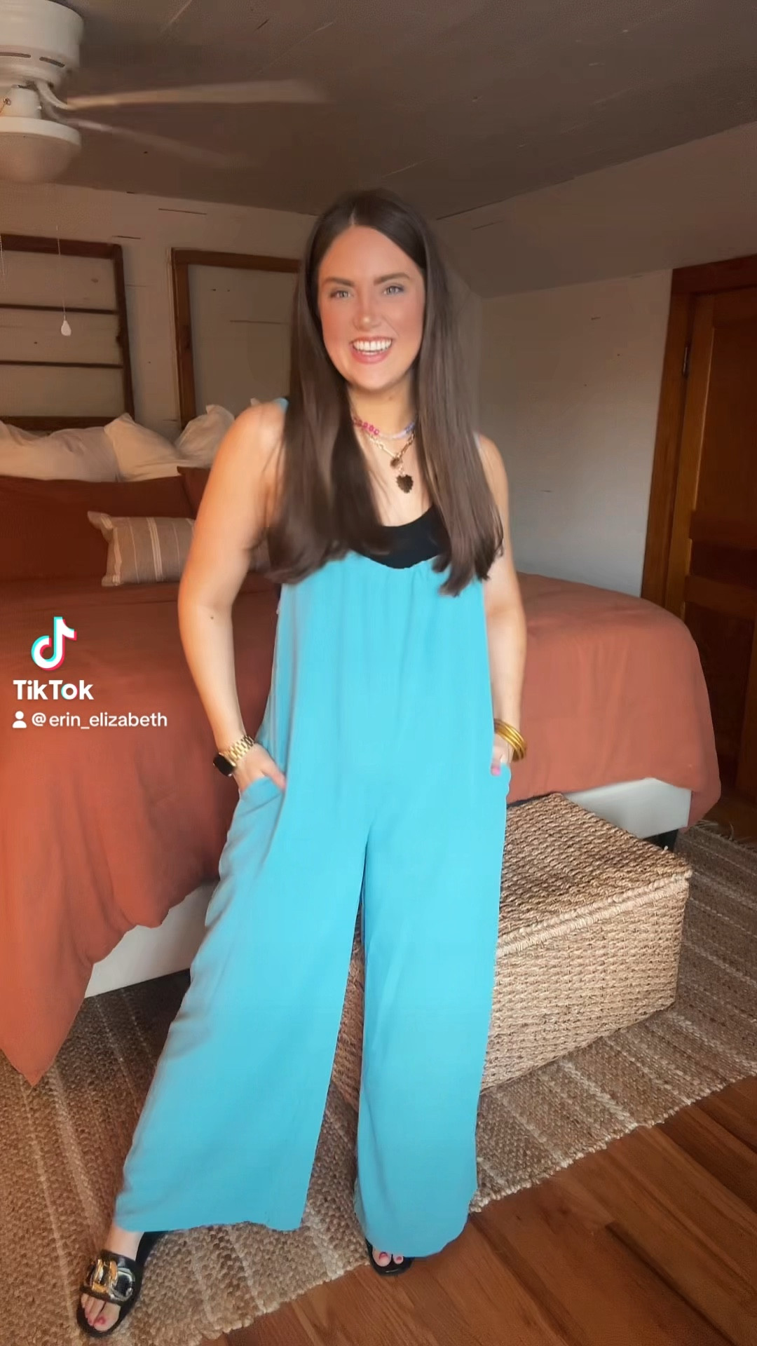 Amazon // Amazon outfit // Amazon finds // outfit inspo // ootd // overalls // romper // jumpsuit // bra cami // black sandals // try on // video // tik tok

#LTKStyleTip #LTKFindsUnder50 #LTKVideo
