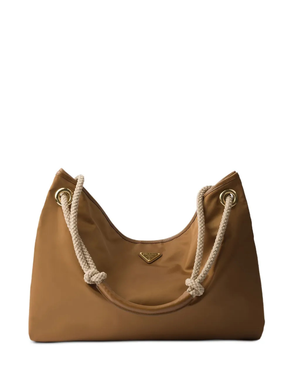 Prada Large Mariner Shoulder Bag | Brown | FARFETCH | Farfetch Global