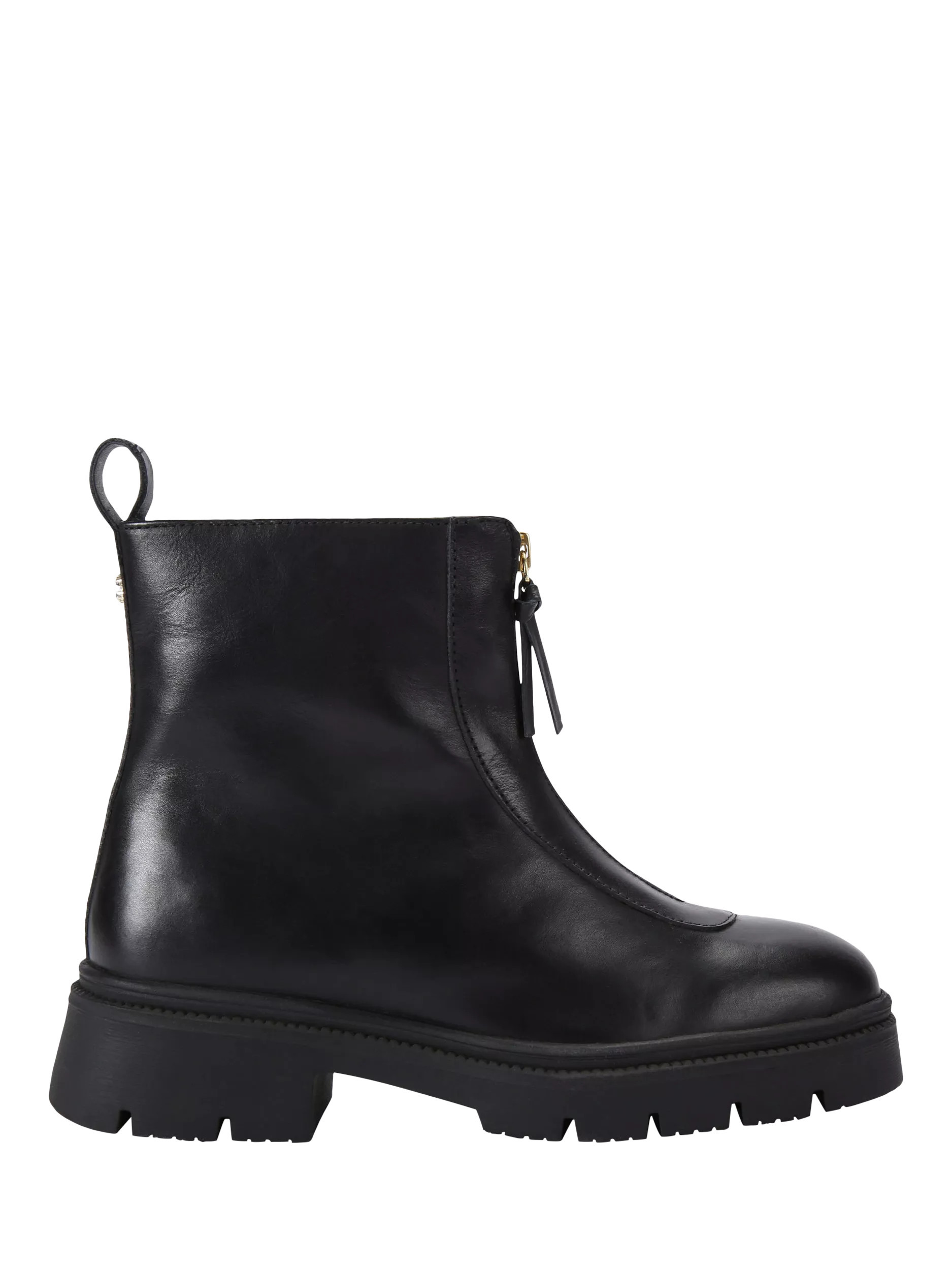 Carvela Malfa Zip Up Ankle Boots, Black | John Lewis (UK)