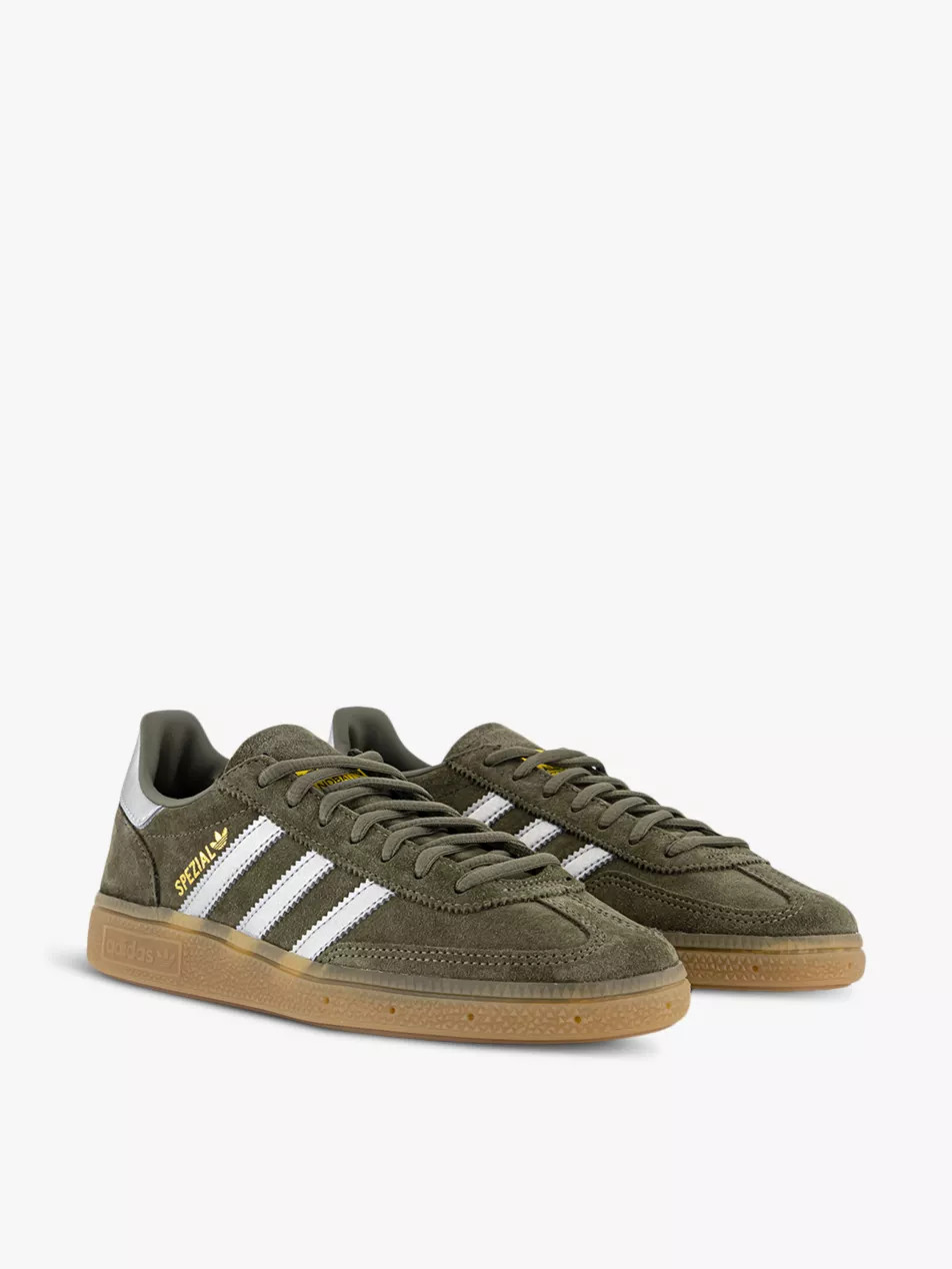 Handball Spezial logo-print suede low-top trainers | Selfridges