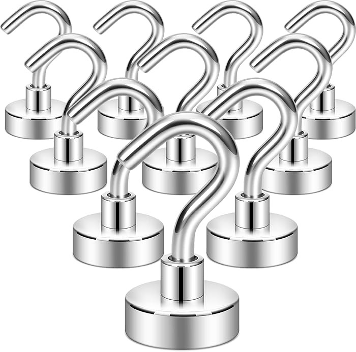 Neosmuk Magnetic Hooks for Cruise Cabins, Heavy Duty 30lb Strong Magnet Hook, Cruise Ship Essenti... | Amazon (US)