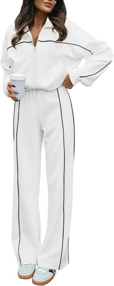 BTFBM Women's Two Piece Tracksuit Sweatsuit Sets | Amazon (US)