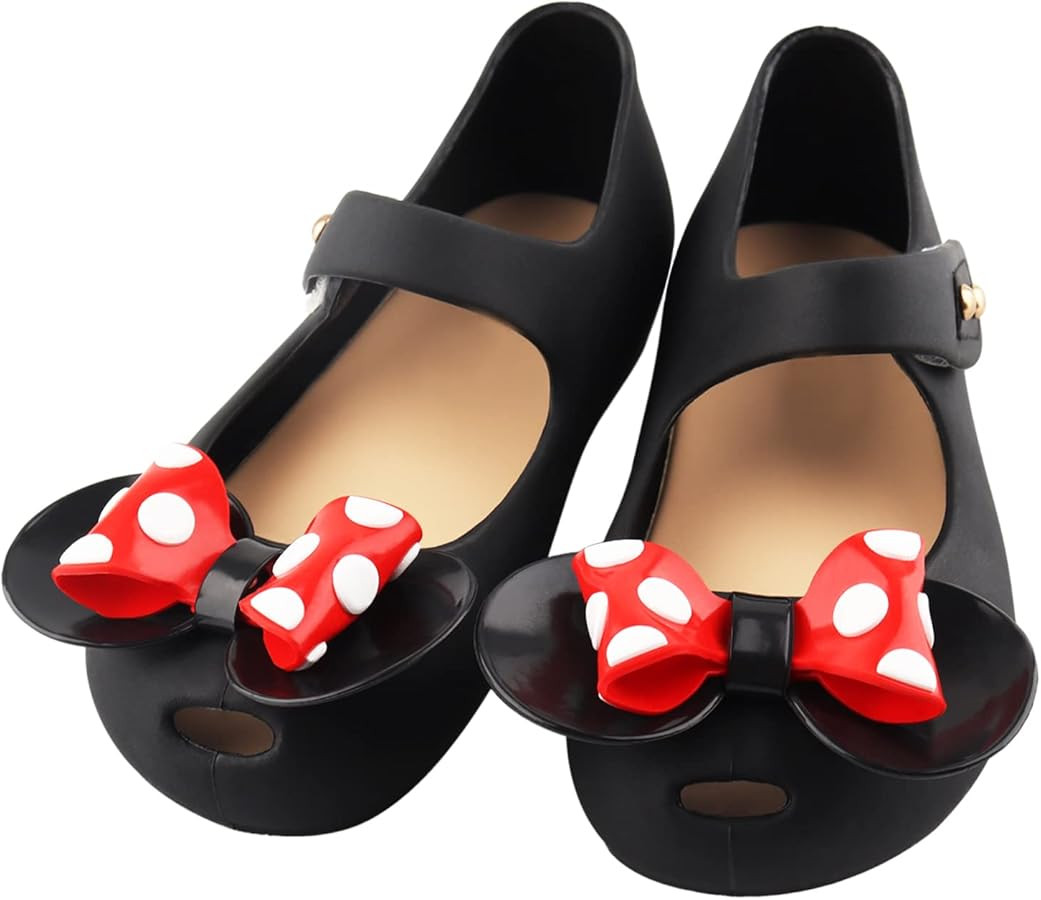 Amtidy Mary Jane Dance Party Cosplay Shoes Girls Sweet Dot Bow Princess Birthday Sandals for Litt... | Amazon (US)
