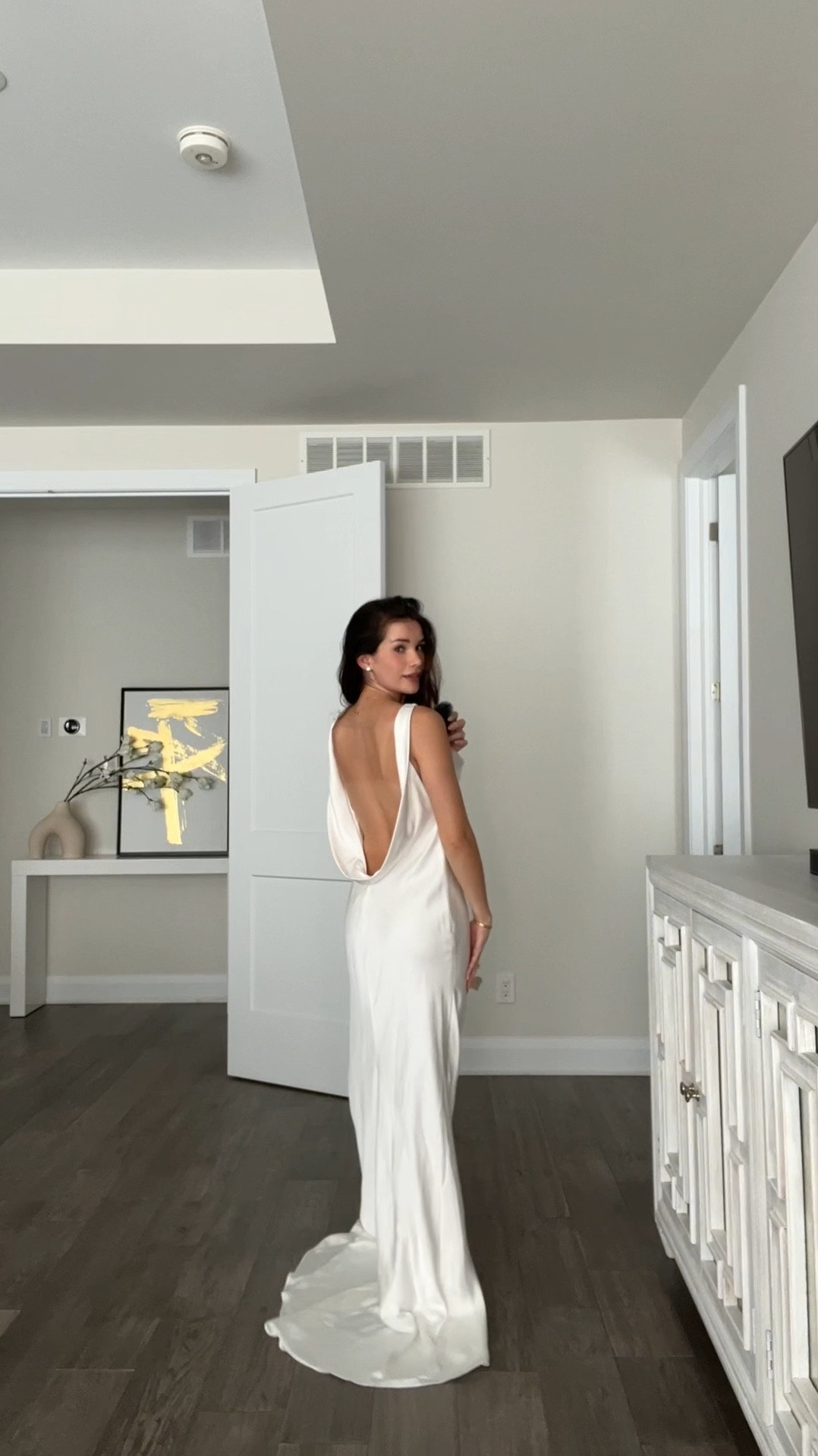 Gorgeous bridal dress from revolve! I’m wearing a size S bc it said to size up but I could of gotten away with an XS.

#LTKWedding