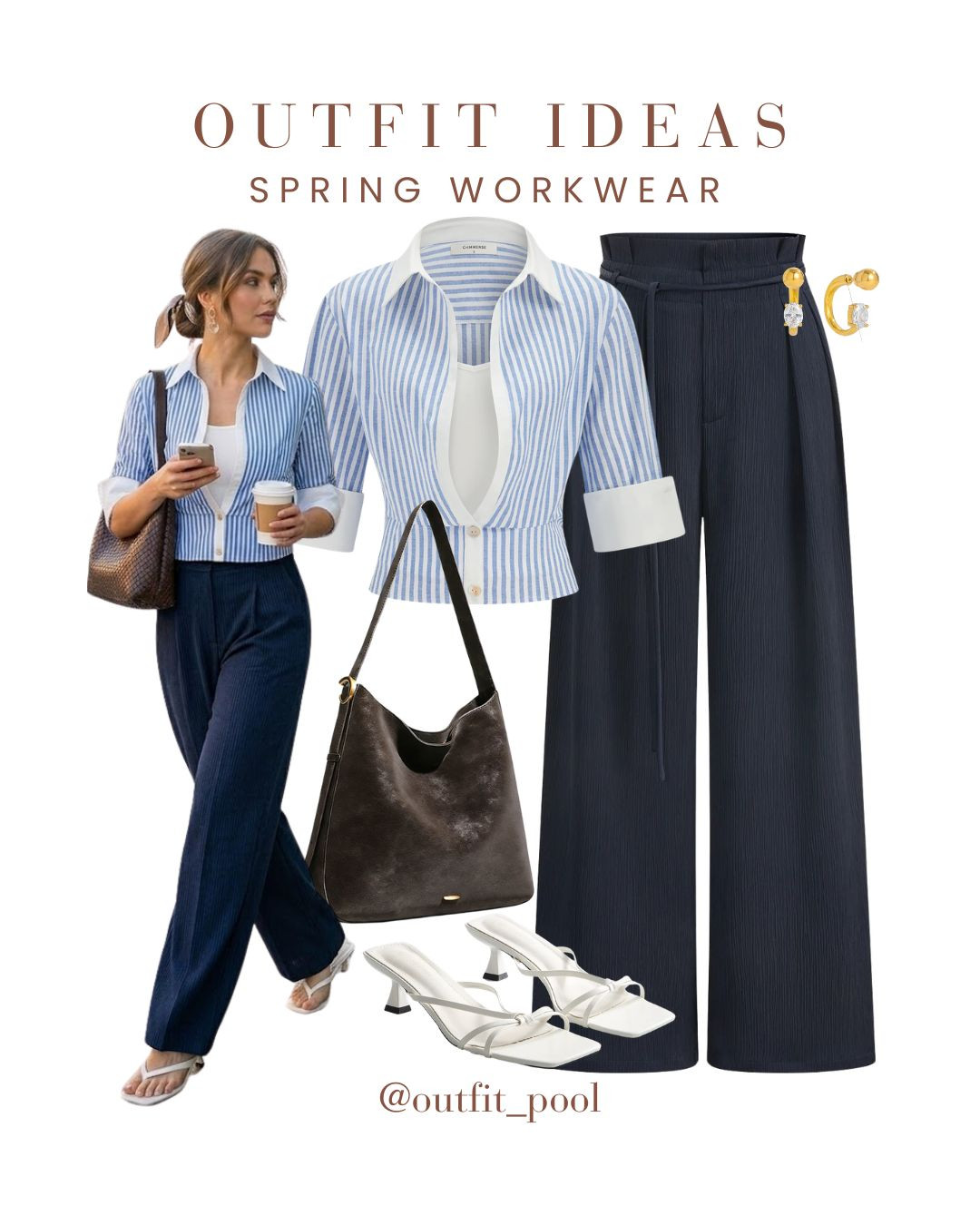 Spring workwear, but make it chic 🌸✨ Styled 4 Commense outfits that are perfect for the office this season — light, polished, and effortlessly put-together 🙌 Breathable fabrics, soft tones, and pieces you can mix & match — your spring workwear wardrobe = sorted 👏 To shop these outfits, check the LTK shop link in bio 🛍️💌 Link: (Spring Workwear, Spring Office Outfits, Business Casual Spring, Workwear Style, Office Outfit Ideas, Chic Office Style, Professional Spring Outfits, Capsule Workwear, Neutral Workwear, Polished Office Looks, Spring Trousers Outfit, Smart Casual Office Style, Everyday Workwear, Elevated Basics, Spring Wardrobe Essentials, Effortless Work Style, Desk to Dinner Outfit, Minimalist Workwear, Work Outfit Inspiration) 

 #LTKgrwm #LTKPetite #LTKWorkwear