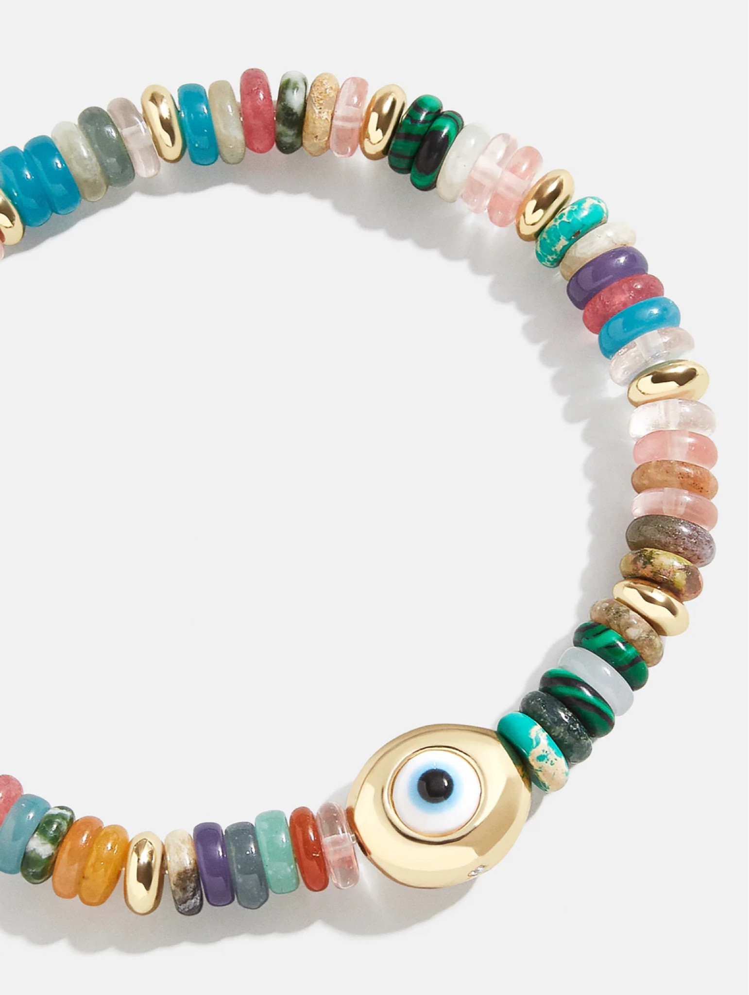 Fun addition to a bracelet stack. Great colors and the evil eye is great  

#LTKFindsUnder50 #LTKStyleTip #LTKOver40