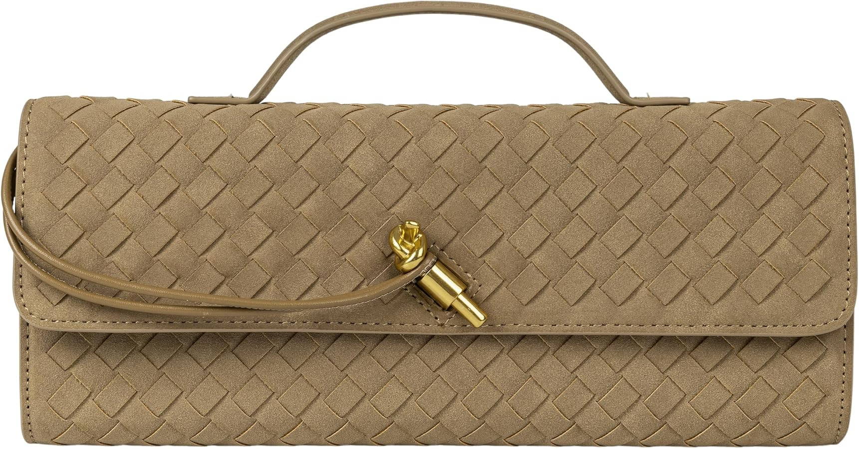 Woven Purse for Women Evening Clutch Woven Leather Handbags Crossbody Bag Formal Evening Bag | Amazon (UK)