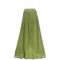 Olive Green Maxi Skirt. Long Bridesmaid Floor Length Chiffon Evening | Etsy (US)