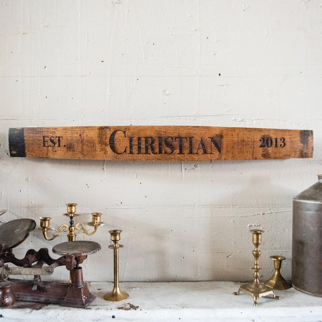 Family Name Sign-personalized Wall Art-tennessee Whiskey - Etsy | Etsy (US)