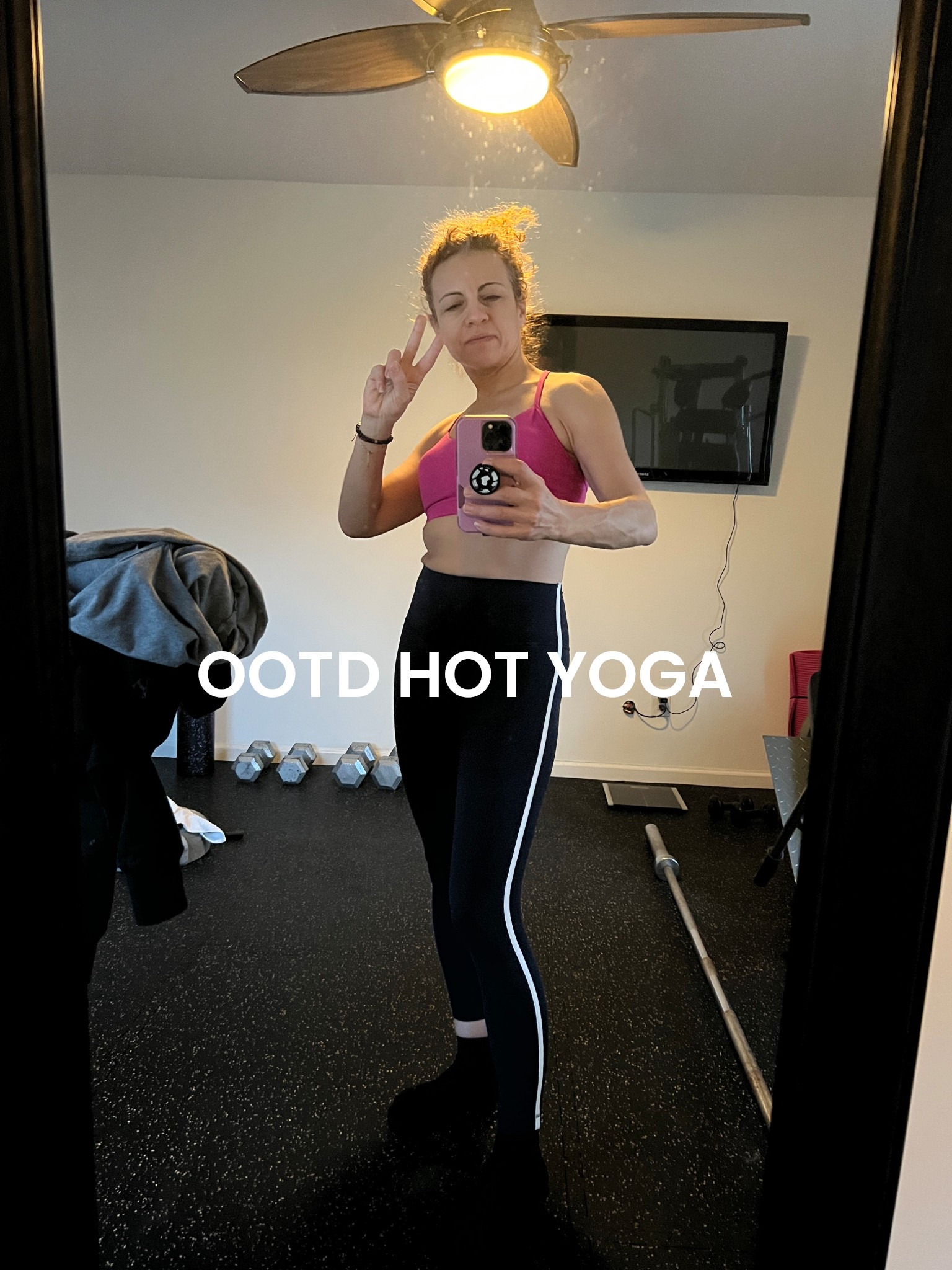 OOTD hot yoga/ Pilates sports bra and peloton leggings. Day 1 of a 3 day water fast because we are 51 in perimenopause and need our yearly reset. I try to do the 3 day water fast 2x a year but last year that didn’t happen. I only did January but this year I’m doing it again sept or oct. let me know if you have any questions 💕✨

#LTKdayinmylife #LTKfitnessgoals #LTKselfcare