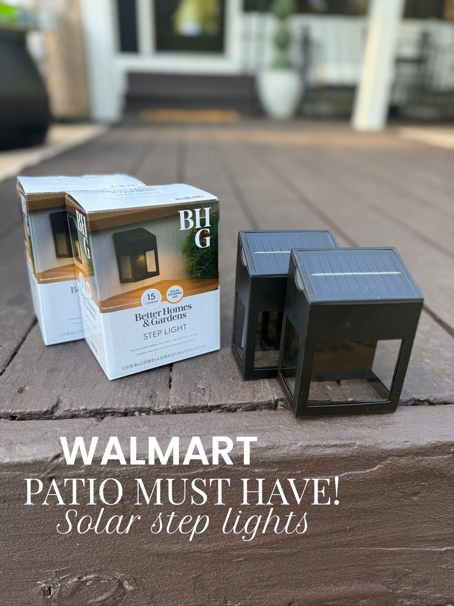 How I made our backyard feel magical at night with these solar step lights from Walmart!  #solarlights #patio #outdoor #backyardlightingideas #ltkhome #walmart 

#LTKHome #LTKSeasonal #LTKSaleAlert