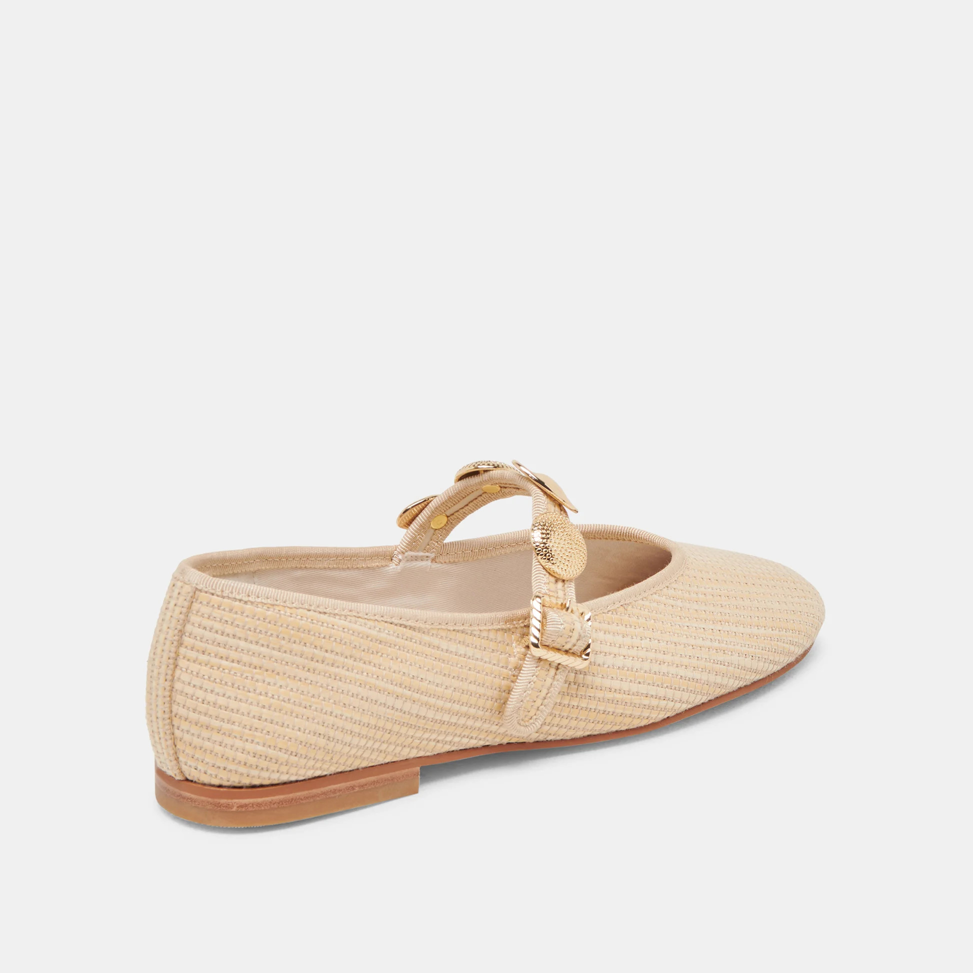 Relan Ballet Flats Raffia | DolceVita.com