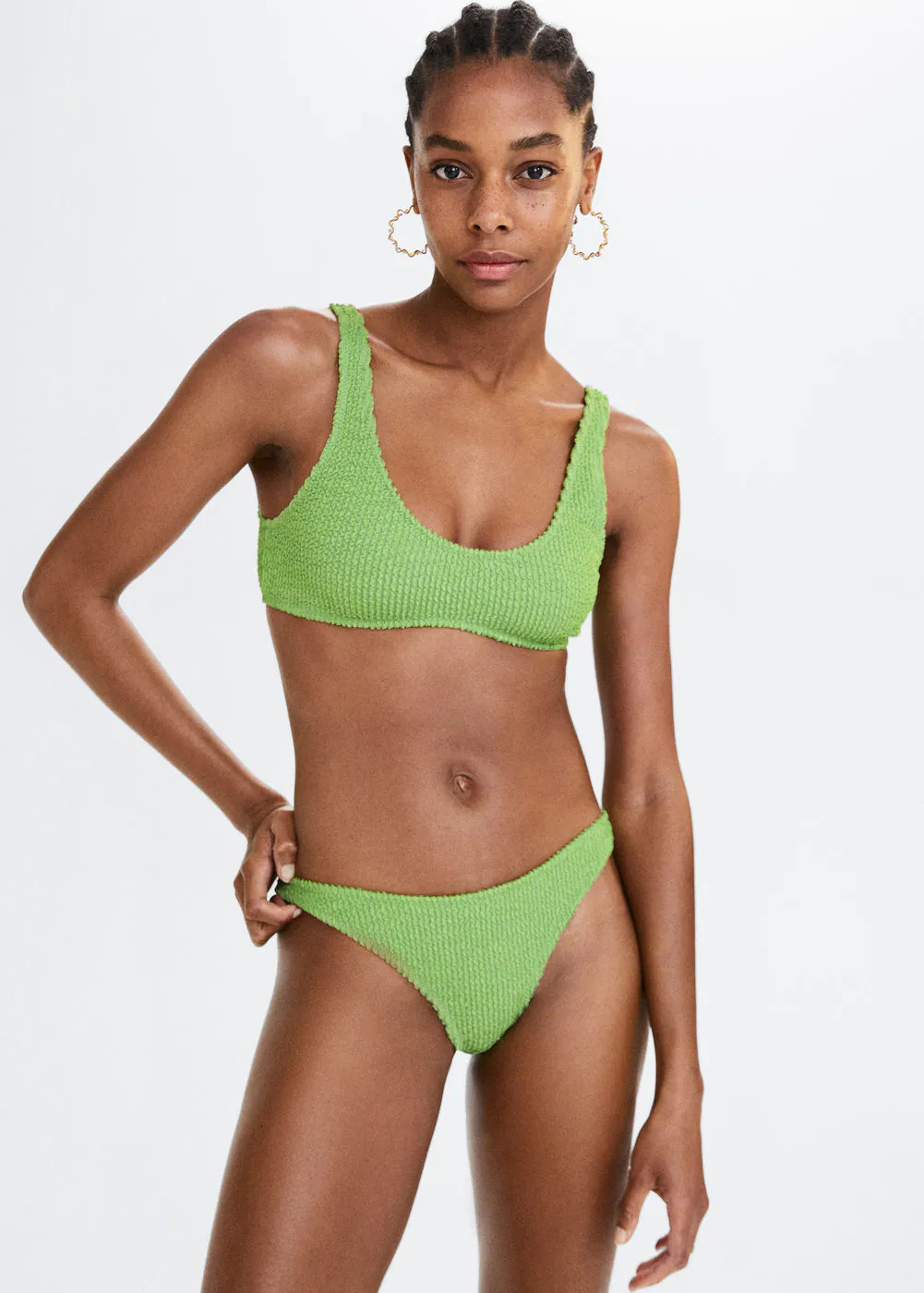 Haut bikini texturé | MANGO (FR)