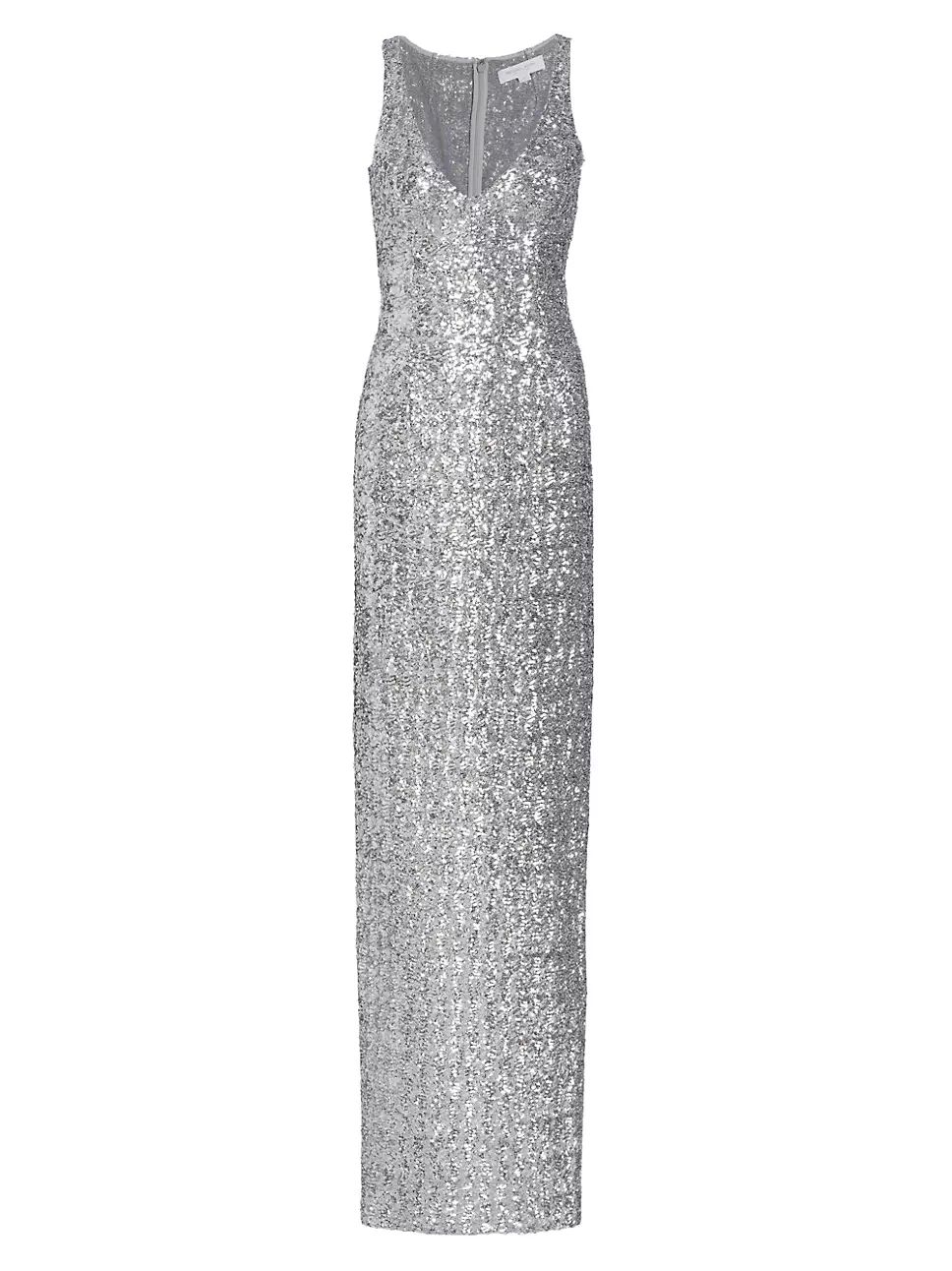 Sleeveless Sequined Gown | Saks Fifth Avenue