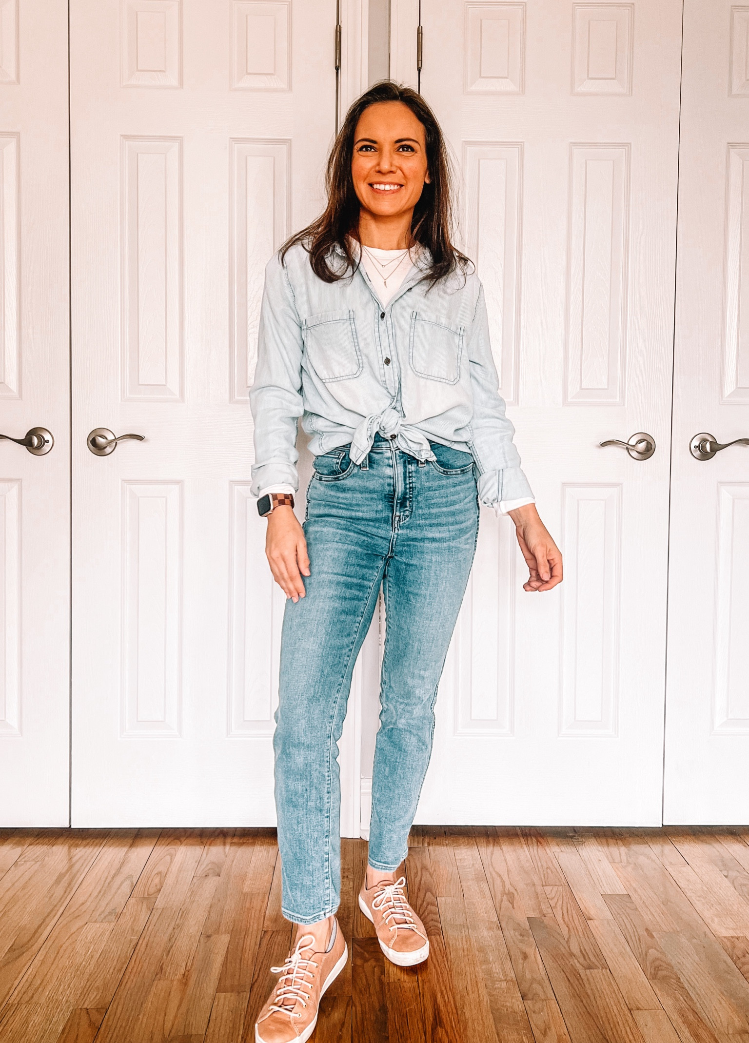 Denim on denim 

#LTKover40