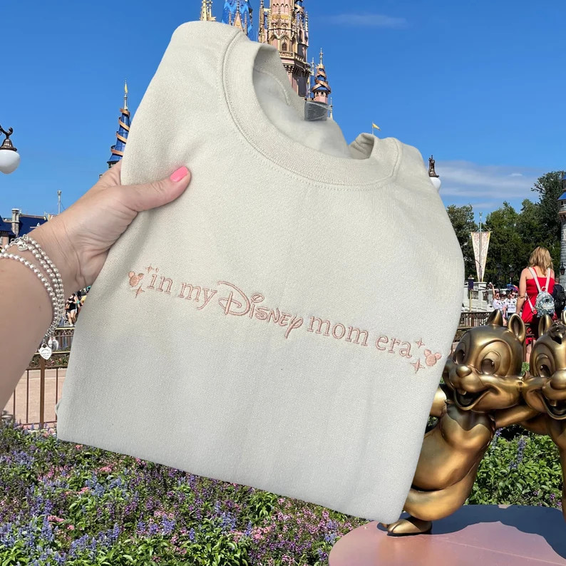 In My Disneymom Era, Disneyworld Mom, Disneyworld Embroidered Sweatshirt, Disneyworld Shirts, Dis... | Etsy (US)