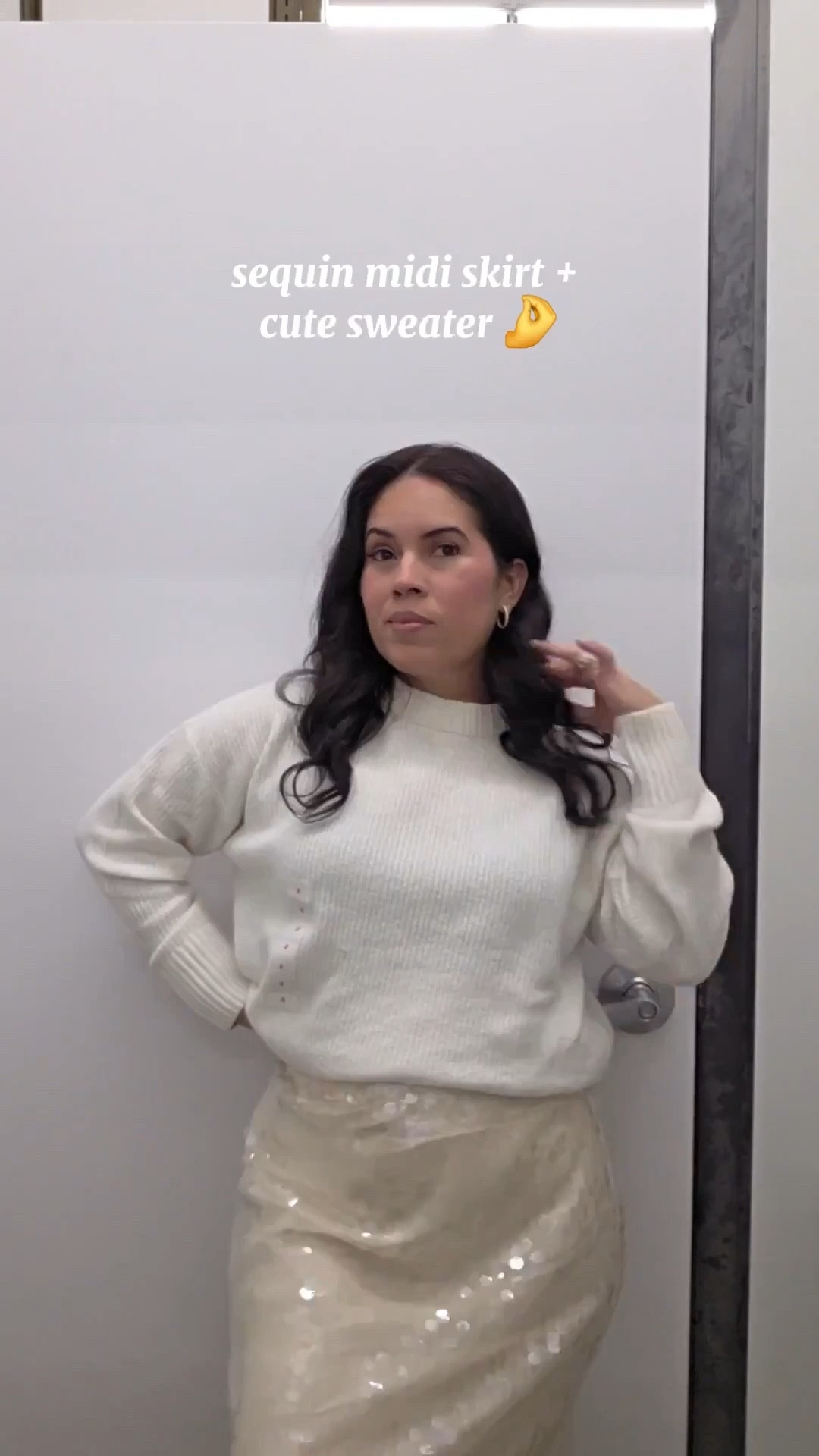 The sequin skirt is perfect for holiday parties! 

#LTKHoliday