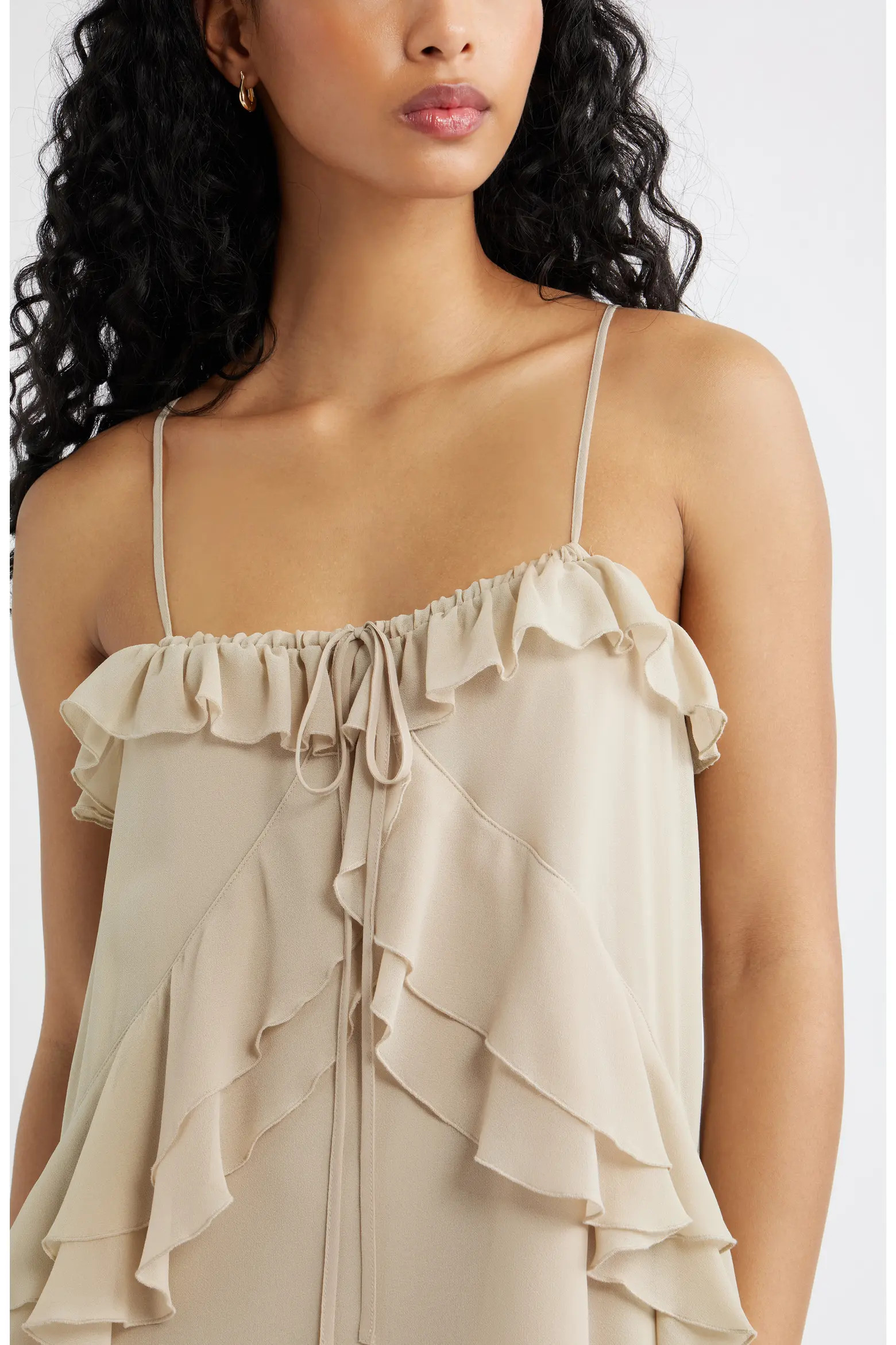 Ruffle Chiffon Minidress (Women) | Nordstrom | Nordstrom
