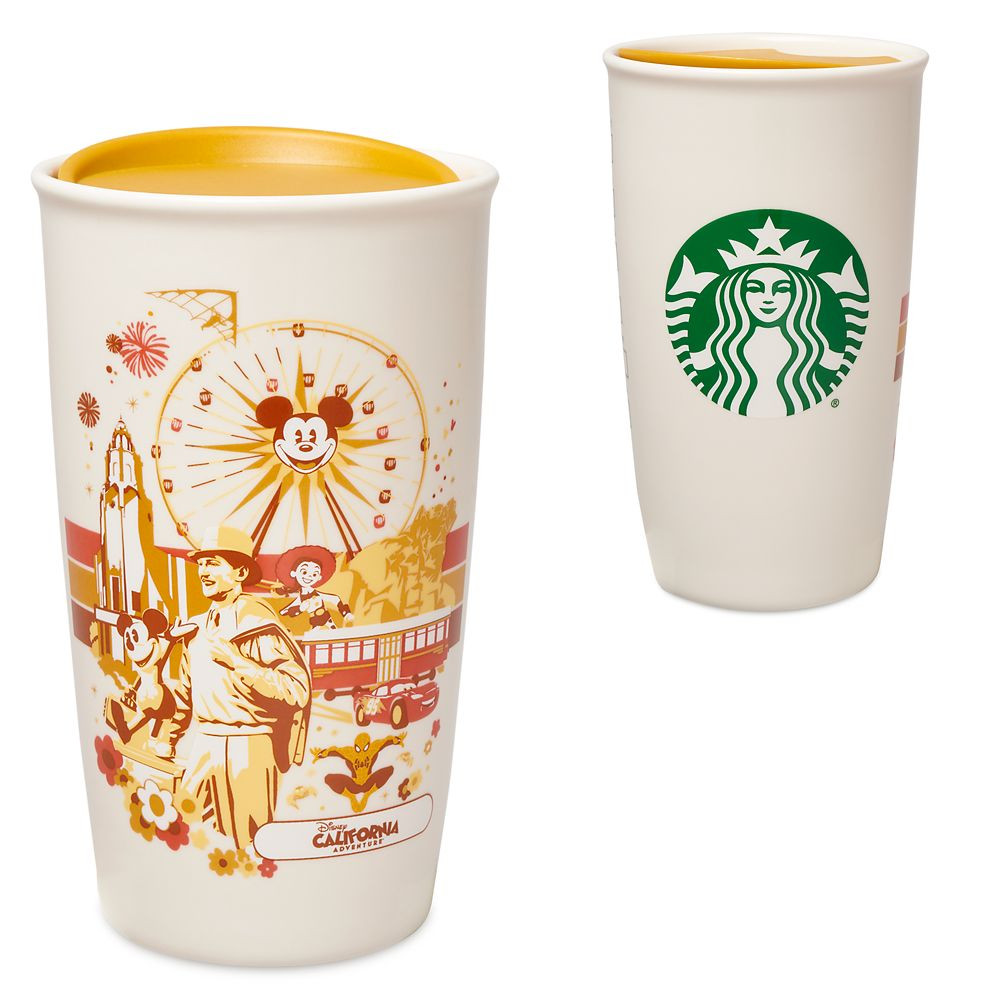 Disney California Adventure Starbucks Ceramic Travel Tumbler | Disney Store