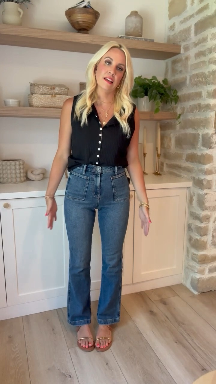 Here is the darker wash! Again, I sized down to a 2!

#LTKFindsUnder50 #LTKStyleTip #LTKFindsUnder100