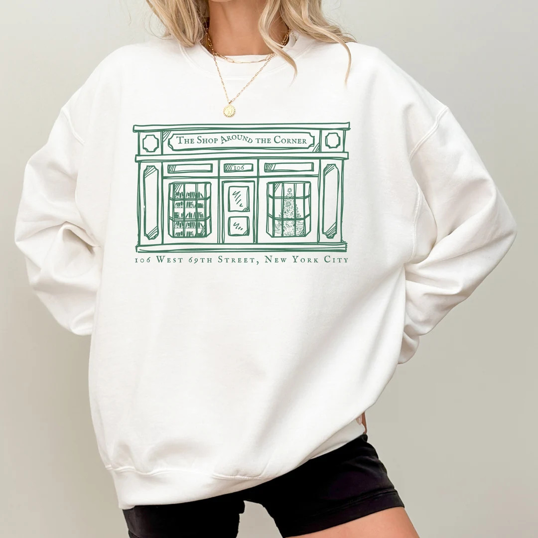 You've Got Mail Sweatshirt Crewneck the Shop Around the Corner 90's Movie Merch Oversized Sweatsh... | Etsy (US)