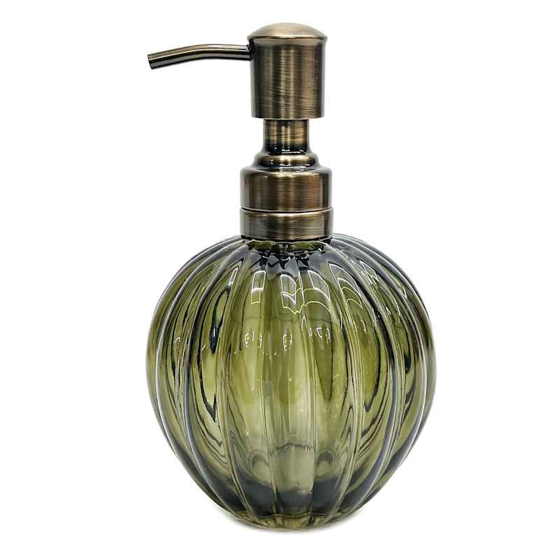 Fall Ambrosia Green Soap Dispenser, 7" | At Home