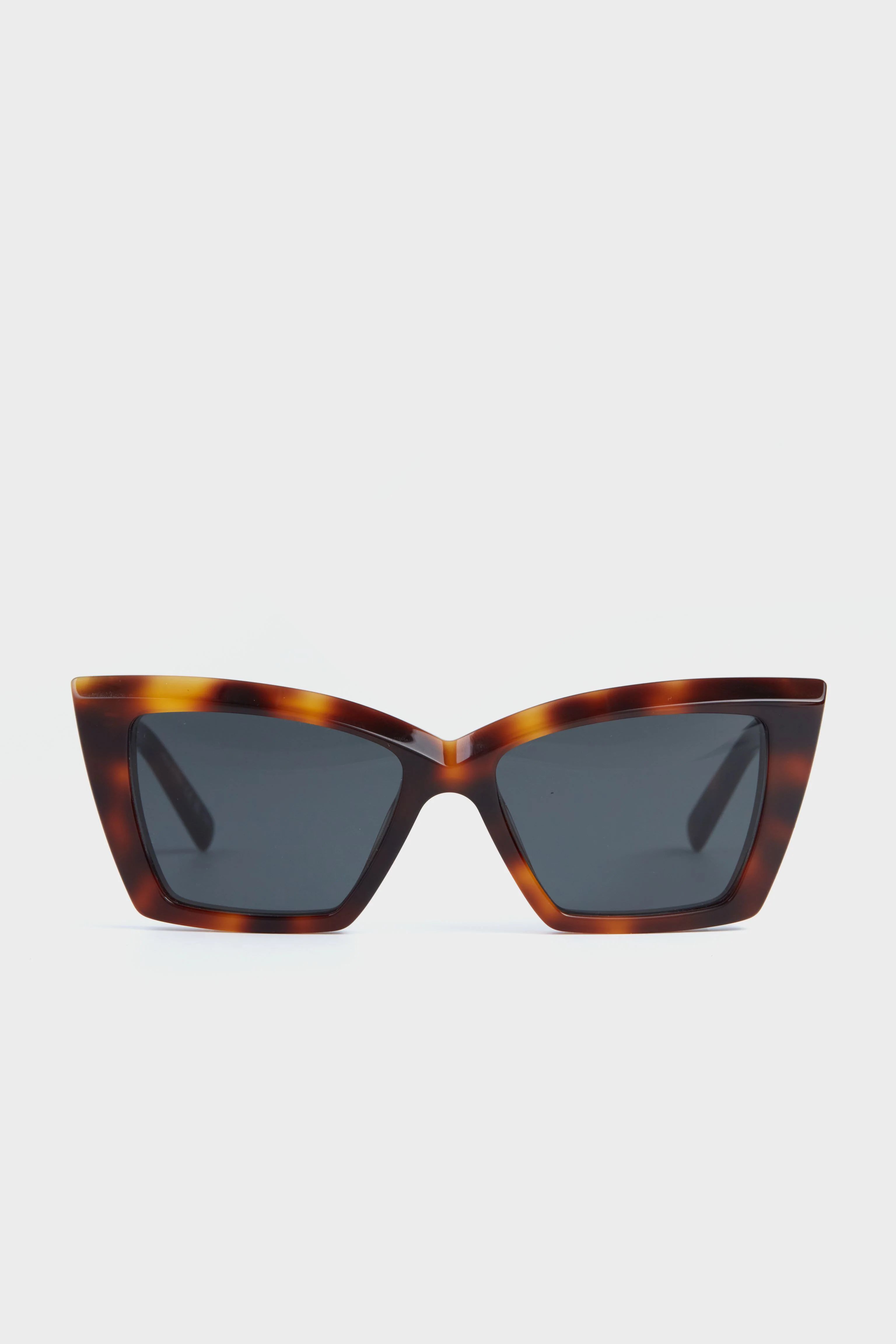Shiny Medium Havana Cat Eye Sunglasses | Tuckernuck (US)