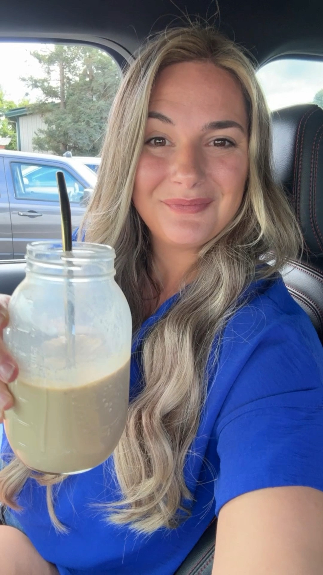 First day of classes ✨ and officially the start of new routines again 🚗💨. Loving these car line vibes in my favorite comfy blue top (so easy to throw on & feel put together). My morning protein shake in a mason jar is a lifesaver — the coffee butter flavor is seriously delicious and keeps me going all morning long. 🥤💙

Little daily rituals like this make busy mornings smoother and give me the energy to tackle everything on my list. Sharing because I know so many of us are in that same season right now — new schedules, busy days, and needing those simple, healthy go-tos.


#CarLineVibes #MorningRoutine #MomLife #DailyRituals #AmazonFinds #LTKfit #LTKunder50 #OOTD #BackToRoutine

#LTKFindsUnder100 #LTKActive #LTKHome